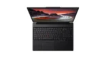 Top-down view of the black Lenovo ThinkPad P16s Gen 4 laptop featuring a 16-inch display and numeric keypad at YourShoppy.com