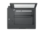 Top-down view of the HP Smart Tank 520 All-in-One Color Printer with its scanner lid open, showing the A4 glass bed.