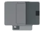 Top-down view of HP LaserJet Tank MFP 2606sdw monochrome laser printer with control panel and scanner lid at YourShoppy.com.