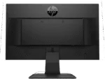 Rear view of the black HP P204v 19.5-inch TN monitor featuring a VESA mountable design and adjustable stand from YourShoppy.c