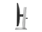Side view of the HP E24t G5 FHD 23.8-inch IPS touch monitor with an adjustable silver stand available at YourShoppy.com.