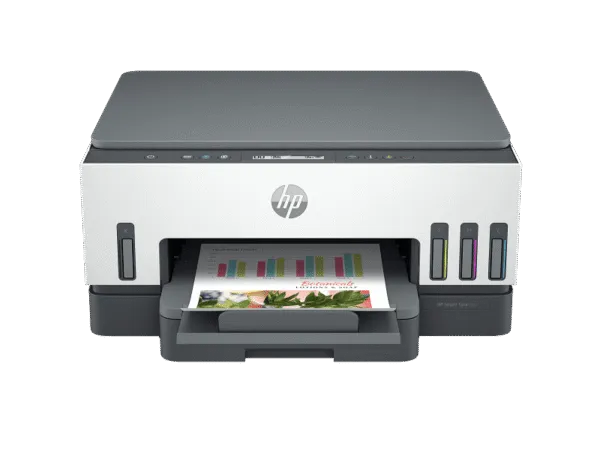 HP Smart Tank 720 All-in-One wireless color inkjet printer with integrated ink tanks, available at YourShoppy.com in Bangalor