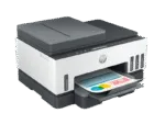 HP Smart Tank 750 All-in-One wireless color inkjet printer with integrated ink tanks and document feeder at YourShoppy.com.