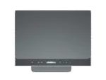 Top view of HP Smart Tank 670 All-in-One wireless color inkjet printer featuring a control panel with an LED display.