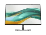 HP Series 5 Pro 524pf 23.8-inch FHD IPS business monitor with a sleek black frame and silver stand at YourShoppy.com.