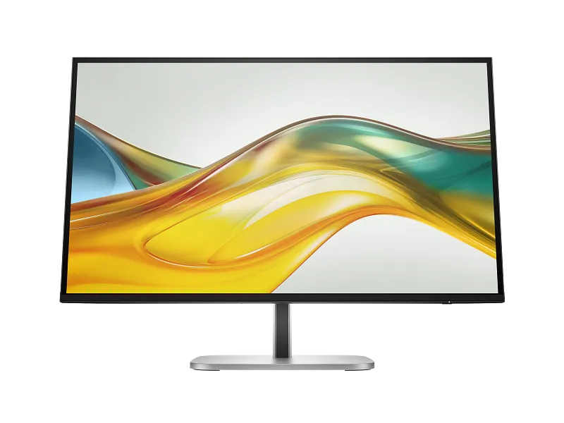 HP Series 5 Pro 527pq 27-inch QHD IPS business monitor with a sleek black frame and silver stand from YourShoppy.com.