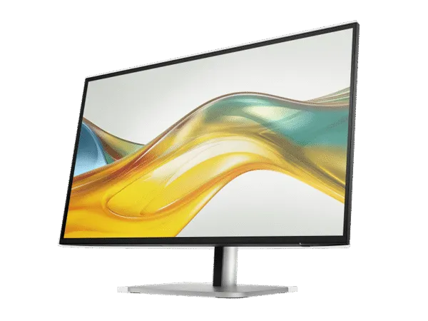 HP Series 5 Pro 527pq 27-inch QHD IPS business monitor with a sleek black frame and silver stand at YourShoppy.com.