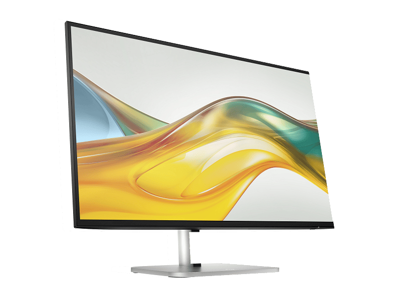 HP 527pq 27-inch QHD Monitor | YourShoppy.com HP Series 5 Pro 27-inch QHD 100Hz IPS business monitor with a sleek black frame and silver stand from YourShoppy.com.