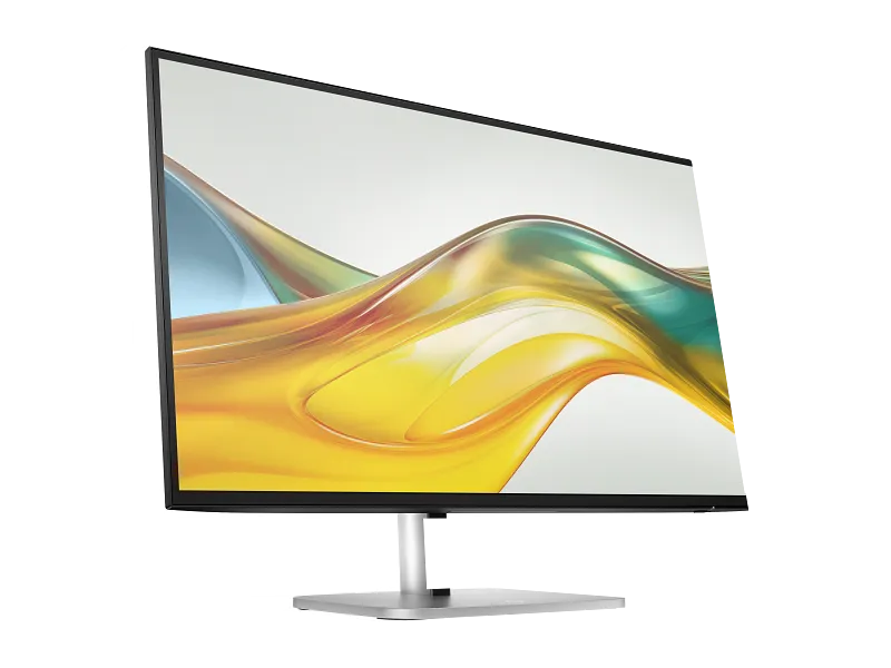 HP Series 5 Pro 27-inch QHD 100Hz IPS business monitor with a sleek black frame and silver stand from YourShoppy.com.