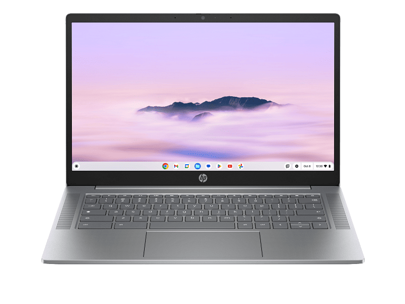 HP Chromebook 14a-nf0017TU | YourShoppy.com HP Chromebook 14a-nf0017TU laptop with a 14-inch touchscreen display and ChromeOS, available at YourShoppy.com in Bangalore.