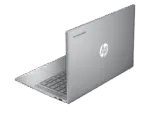 HP Chromebook 14a-nf0017TU laptop in silver, featuring a 14-inch touchscreen display and sleek HP branding at YourShoppy.com.