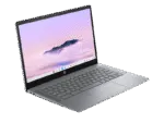 HP Chromebook 14a-nf0017TU laptop in silver with a 14-inch touchscreen display available at YourShoppy.com in Koramangala.