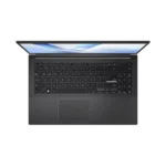 Top-down view of ASUS Vivobook Go 15 E1504FA-IN5294WS laptop featuring a black keyboard with numeric pad and trackpad.