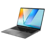 ASUS Vivobook S16 M3607KA-SH100WS laptop in matte gray with a 16-inch FHD OLED display available at YourShoppy.com.