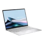 Asus Zenbook 14 OLED UX3405CA-QL1507WS laptop in Foggy Silver with a 14-inch touchscreen display at YourShoppy.com.