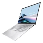 Asus Zenbook 14 OLED UX3405CA-QL1507WS laptop in Foggy Silver with a 14-inch touchscreen, available at YourShoppy.com.
