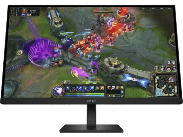 HP OMEN 27qs QHD Gaming Monitor AW3V1AA featuring a 27-inch IPS display with 280Hz refresh rate at YourShoppy.com.