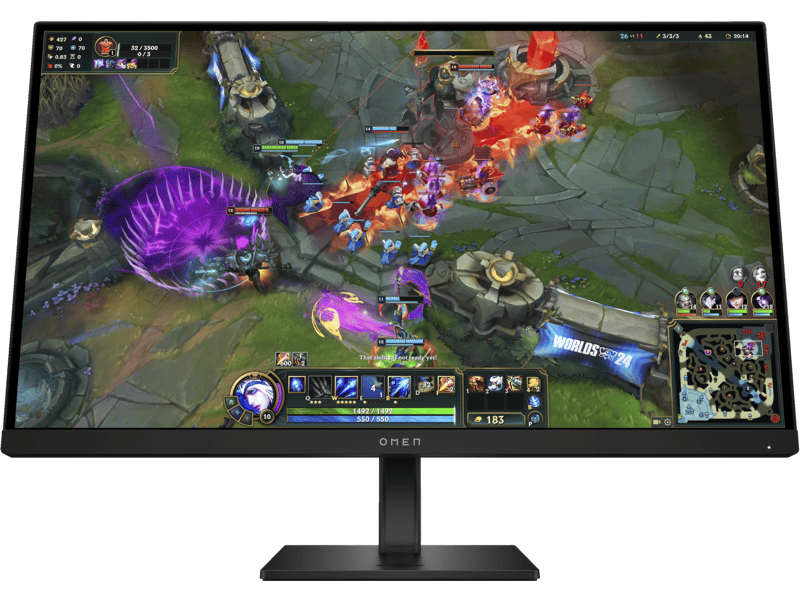 HP OMEN 27qs AW3V1AA QHD Gaming Monitor | YourShoppy.com HP OMEN 27qs QHD Gaming Monitor AW3V1AA featuring a 27-inch IPS display with 280Hz refresh rate at YourShoppy.com.