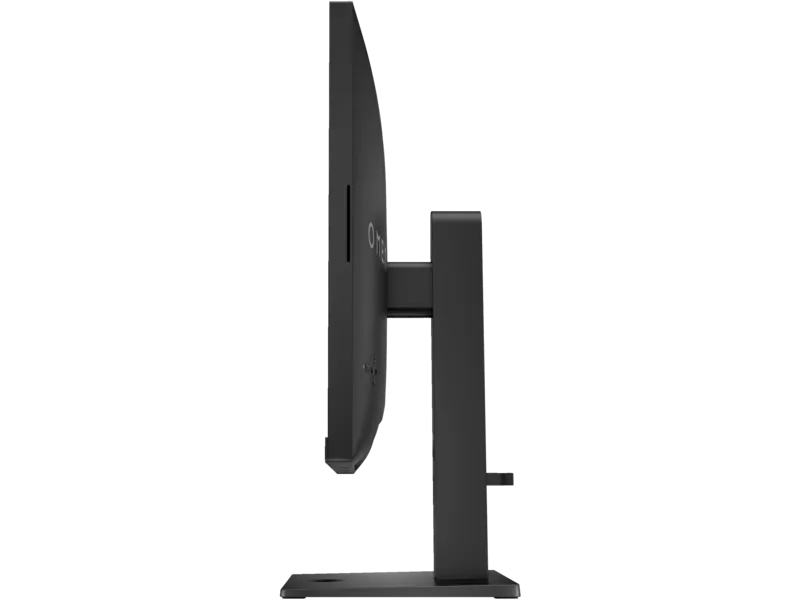 Side profile of the HP OMEN 27qs QHD 280Hz gaming monitor in black, available at YourShoppy.com in Koramangala, Bangalore.