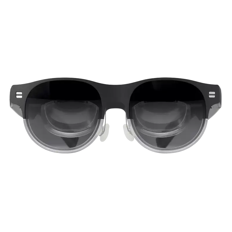 Asus AirVision M1 Wearable Micro-OLED Display Glasses featuring a sleek black frame design available at YourShoppy.com.