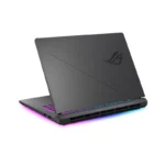 Asus ROG Strix G16 G615LW-TS356WS gaming laptop in Eclipse Gray with RGB keyboard lighting at YourShoppy.com.