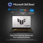 Asus TUF Gaming F16 FX610JM-TU105WS laptop featuring Windows 11 Home, Office Home 2024, and 100GB cloud storage at YourShoppy