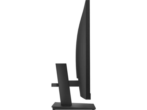 Side profile of the black HP Series 3 Pro 27 inch FHD Monitor 327ph featuring an IPS display and adjustable stand.