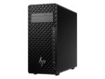HP Z2 Tower G1i workstation desktop featuring a black tower chassis with a front-facing port panel and HP branding.