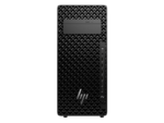 Front view of HP Z2 Tower G1 Workstation featuring a black textured chassis, front I/O ports, and optical drive at YourShoppy