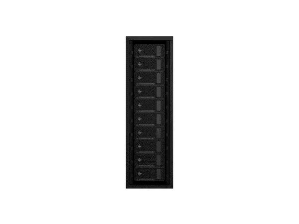 HP Z2 Tower G1i Workstation D52VBPA desktop unit stacked in a professional server rack configuration at YourShoppy.com.