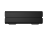 Black HP ZGX Nano G1n AI Station mini desktop with 128GB RAM and 4TB SSD, viewed from the front at YourShoppy.com.