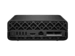 Rear view of the black HP ZGX Nano G1n AI Station mini desktop showing USB-C, HDMI, Ethernet, and power ports at YourShoppy.c