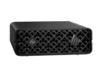 Black HP ZGX Nano G1n AI Station mini desktop with a textured grille front panel, available at YourShoppy.com in Bangalore.