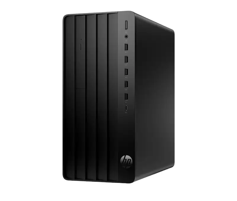 HP Pro Tower 280 G9 Desktop PC in black tower chassis with front-facing ports, available at YourShoppy.com in Koramangala.