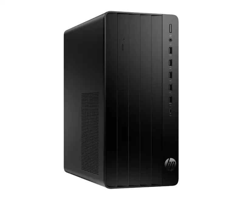 HP Pro Tower 280 G9 D85FHAT desktop computer featuring a black tower chassis with front-facing ports at YourShoppy.com.