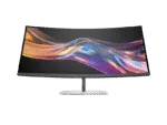 HP Series 7 Pro 738pu 37.5-inch WQHD+ IPS curved business monitor with a sleek black finish available at YourShoppy.com.