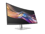 HP Series 7 Pro 738pu 37.5-inch curved IPS business monitor with a sleek black finish, available at YourShoppy.com.