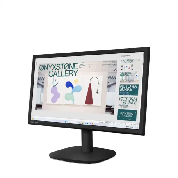 Lenovo D20-39 Monitor 67D8KACMWW featuring a 19.5-inch TN display with 1600x900 resolution on a black stand at YourShoppy.com