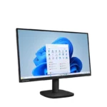 Lenovo D22-39 21.45-inch Full HD IPS monitor with a sleek black stand, displaying the Windows 11 interface at YourShoppy.com.