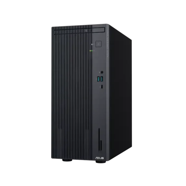 Asus ExpertCenter P500MV-13420H131X mini tower desktop featuring a sleek black vertical chassis available at YourShoppy.com.