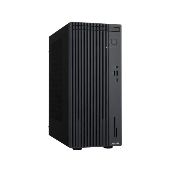 Asus ExpertCenter P500MV-13620H232X mini tower business desktop featuring a sleek black vertical chassis at YourShoppy.com.