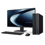 Asus ExpertCenter P500 SFF P500SV-13620H0040 business desktop with monitor, keyboard, and mouse at YourShoppy.com.