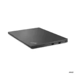Closed Lenovo ThinkPad E14 Gen 6 21M3008VIG laptop in black seen from a side angle, available at YourShoppy.com in Bangalore.