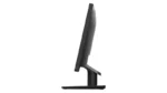 Side view of the black Lenovo ThinkVision E20-30 19.5-inch business monitor with its adjustable stand at YourShoppy.com.