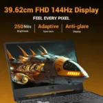 Asus TUF Gaming A15 FA506NCQ-IN080W laptop with a 15.6-inch 144Hz FHD anti-glare display showcasing a 3D spaceship graphic.