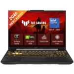 Asus TUF Gaming F16 FX607VJR-TU326WS laptop featuring an Intel Core 7 230H processor and NVIDIA RTX 3050 at YourShoppy.com.