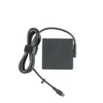 ASUS 130W USB-C power adapter for ROG Flow and Zenbook A16 laptops, featuring a black square charging brick and attached cabl