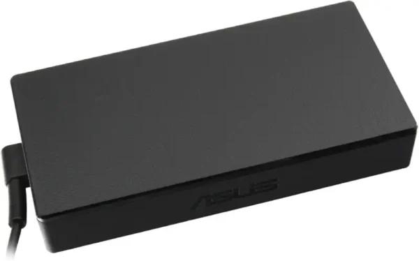 Asus 120W DC adapter for Vivobook and ZenBook 15 laptops, featuring a black rectangular power brick from YourShoppy.com.