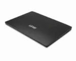 MSI Modern 14 C7M-101IN classic black laptop closed view featuring the MSI logo on the lid, available at YourShoppy.com.
