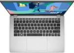 MSI Modern 14 C7M-104IN urban silver laptop with a 14-inch display, backlit keyboard, and large trackpad at YourShoppy.com.